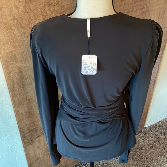 Free People Faux Wrap Top - Picture 3 of 11